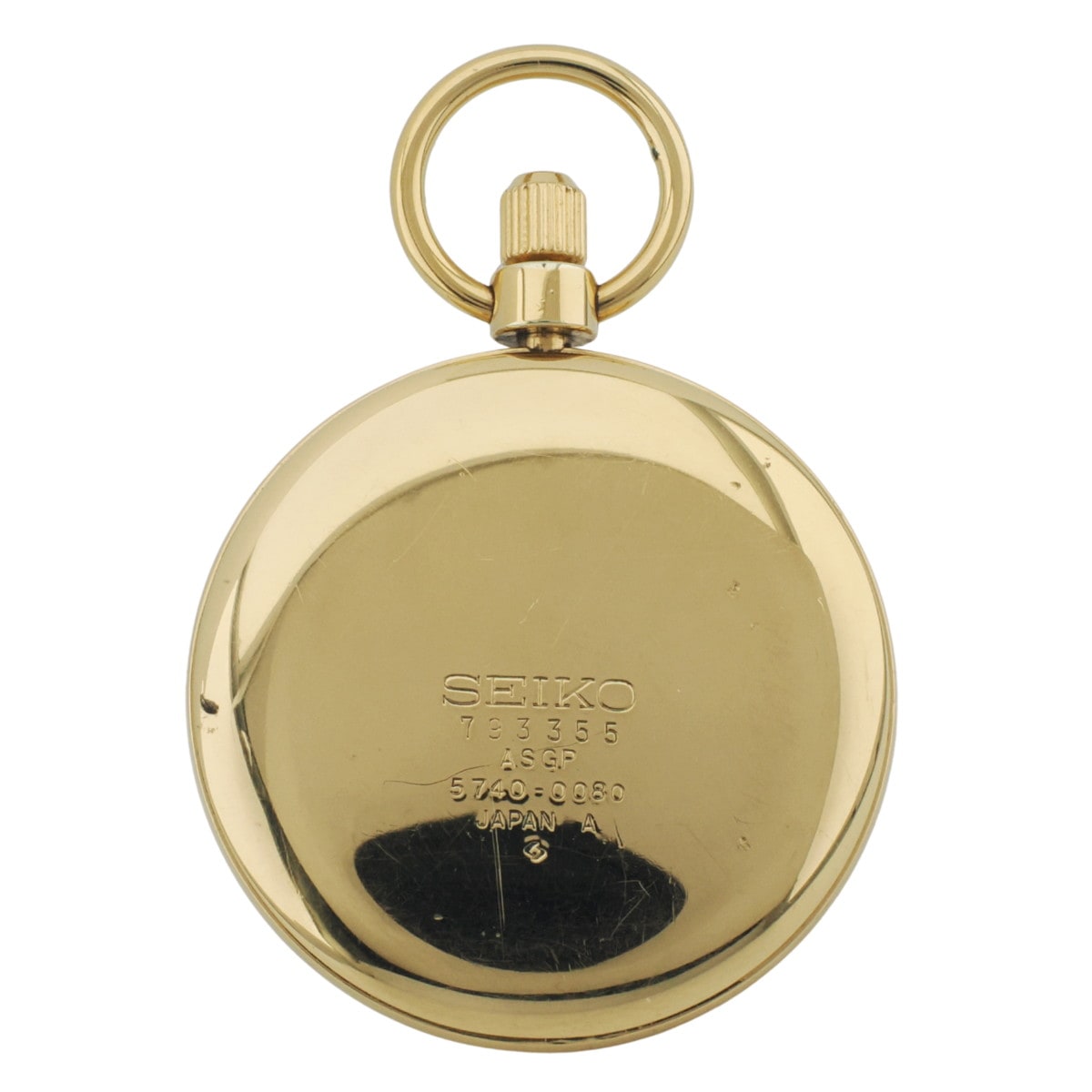 セイコー 懐中時計 5740-0080 金メッキ 10振動 ロードマーベルCal.5740C 手巻 OH済 1977年製（昭和52年）