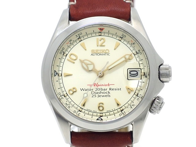 セイコー アルピニスト 4S15-6000 25石 自動巻 OH済 1990年代 USED