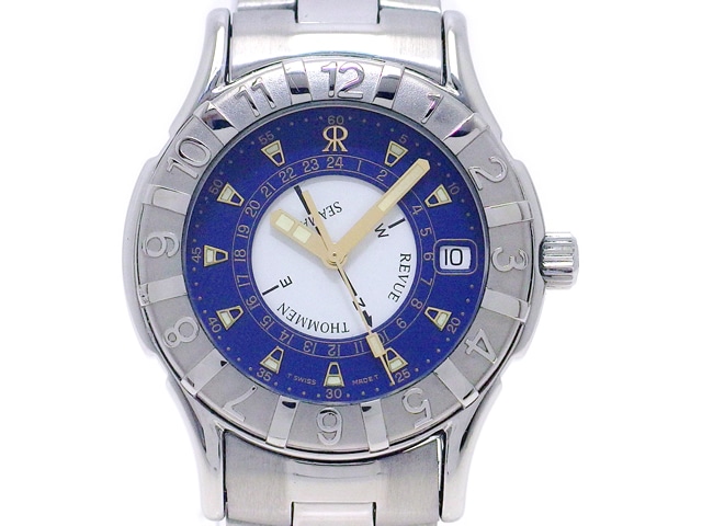 レビュートーメン シーマーク SEA MARK 5810004 クオーツ USED Revue