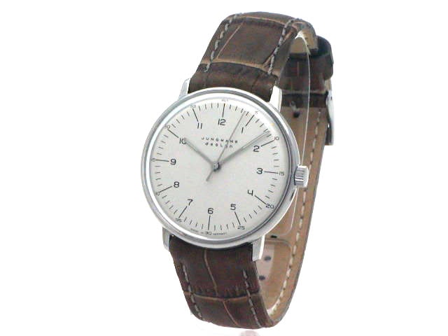 ★稼働品★ JUNGHANS ユンハンス マックスビル 27.370 手巻き ユンハンス マックスビル デザイン 027 5703 00 手巻き USED