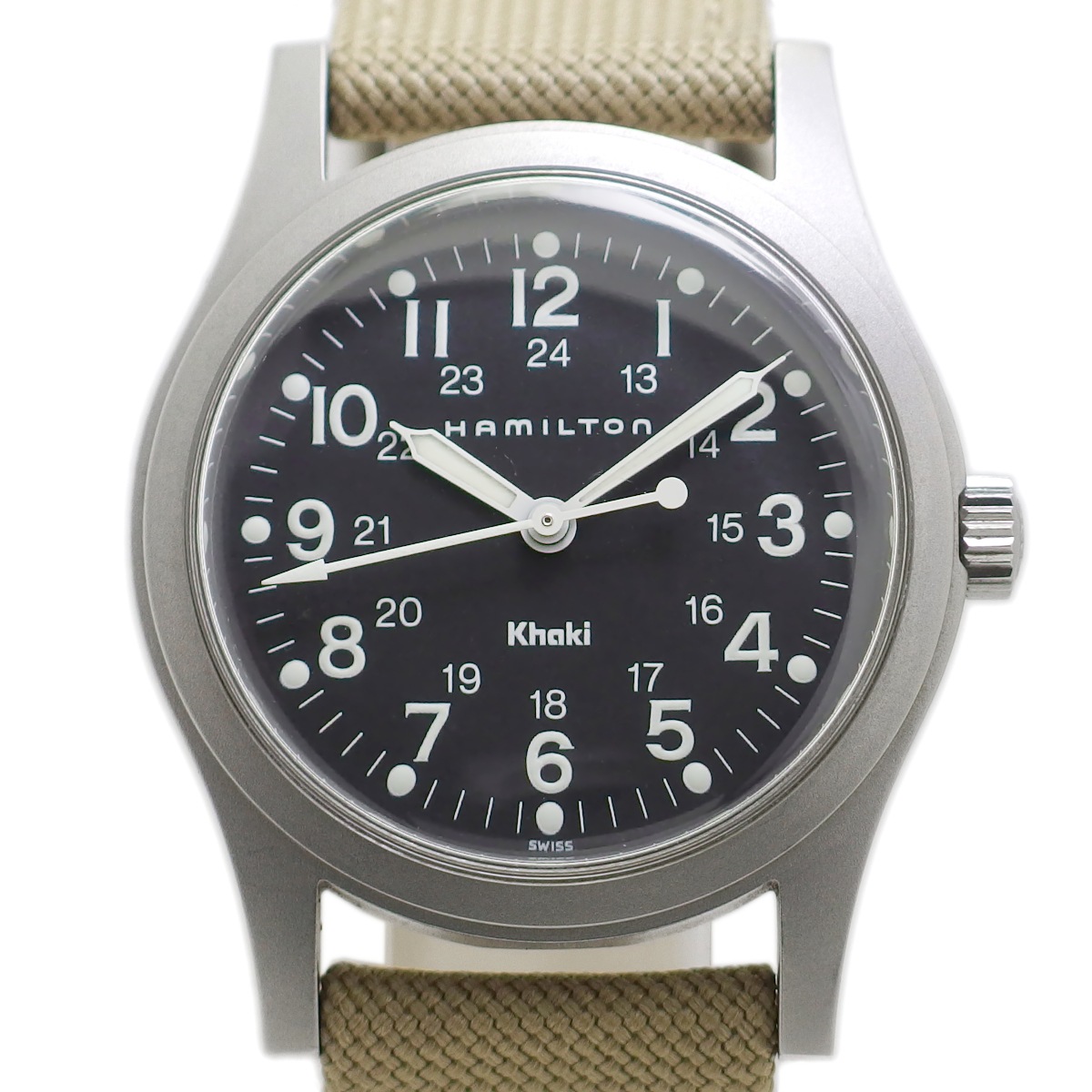 ハミルトン カーキ 9415A 33mm ブラック文字盤 Cal.2801-2 17石