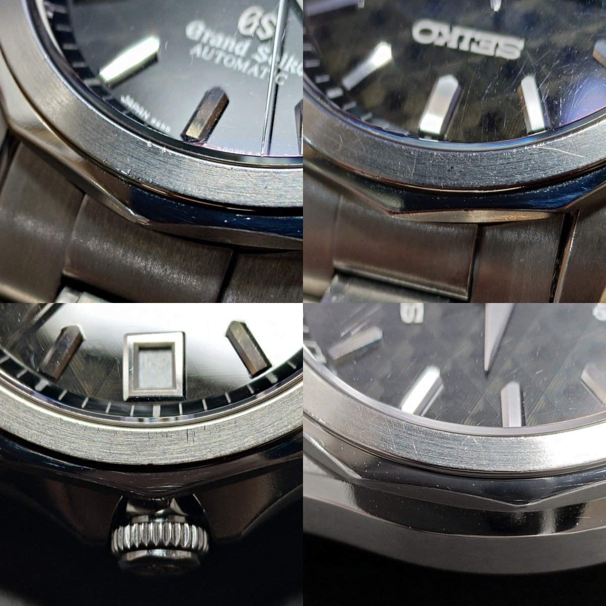 グランドセイコー 40周年記念 SBGR011 9S55-0040 チタン/18Kメダリオン 自動巻 メーカーコンプリートサービス済 2000年発売 USED