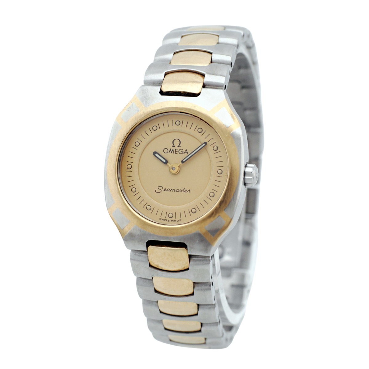 オメガ シーマスター ポラリス レディース SS クオーツ 1990年代 USED