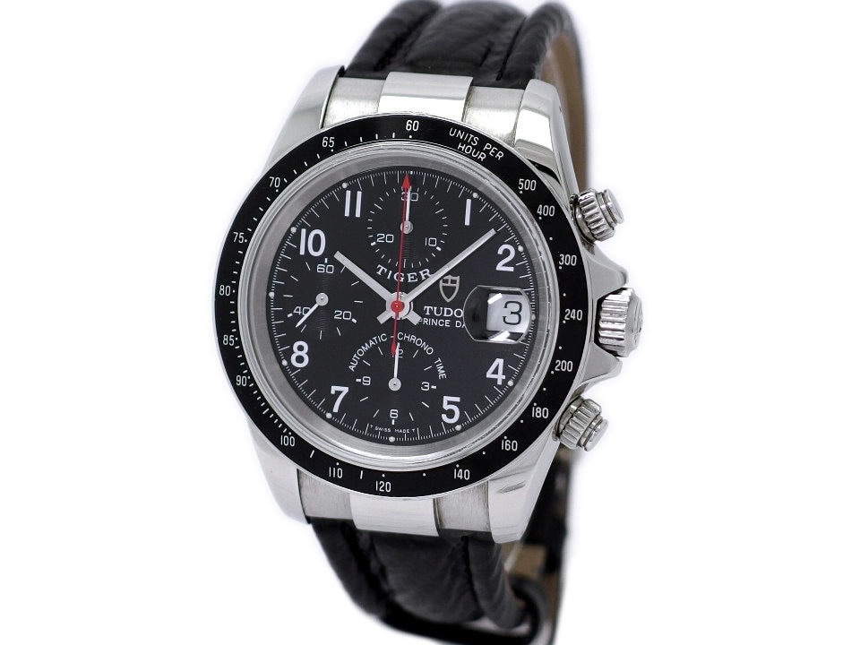 TUDOR　CHRONOTIME（チュードル　クロノタイム）用 革ベルト　新品 チュードル クロノタイム タイガー Ref.79260P 純正革ベルト 純正D