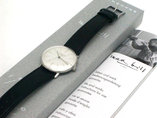 ユンハンス マックスビル デザイン 27 3700 00 手巻き USED JUNGHANS