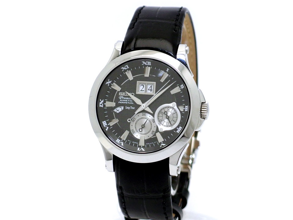 SEIKO セイコー プルミエ キネティック パーペチュアル セイコー プルミエ キネティック パーペチュアル SNP005P1 逆輸入品