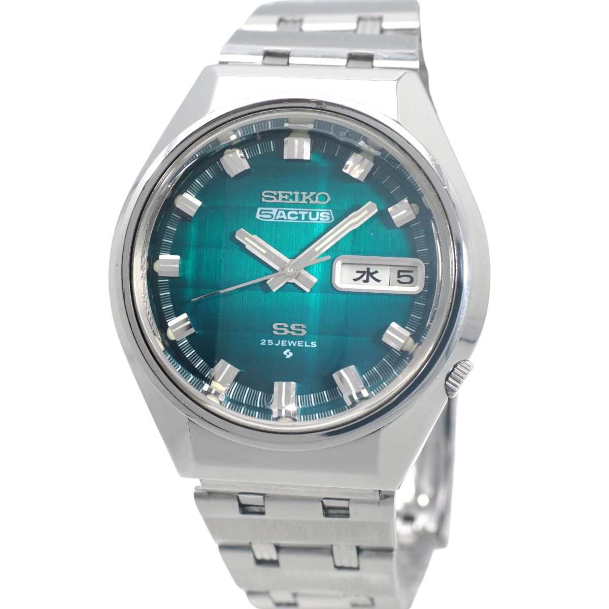 セイコー ファイブアクタス 6106-7690 ３面カットガラス 自動巻 OH済 昭和48年/1973年製