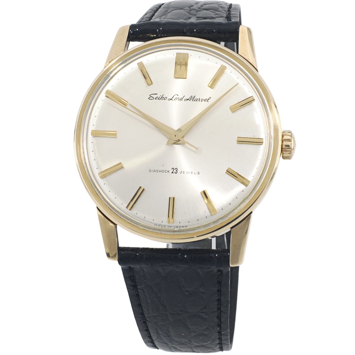 セイコー ロードマーベル 5740-1990 金張り 23石 Cal.5740A 手巻 OH済 1964年製（昭和39年）
