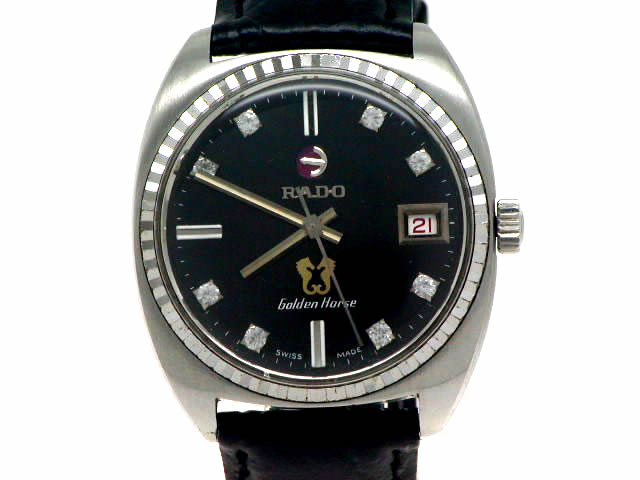 ラドー ゴールデンホース 11896 8Pダイヤ 自動巻 OH済 1970年代 Rado