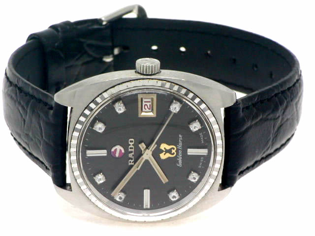 ラドー ゴールデンホース 11896 8Pダイヤ 自動巻 OH済 1970年代 Rado