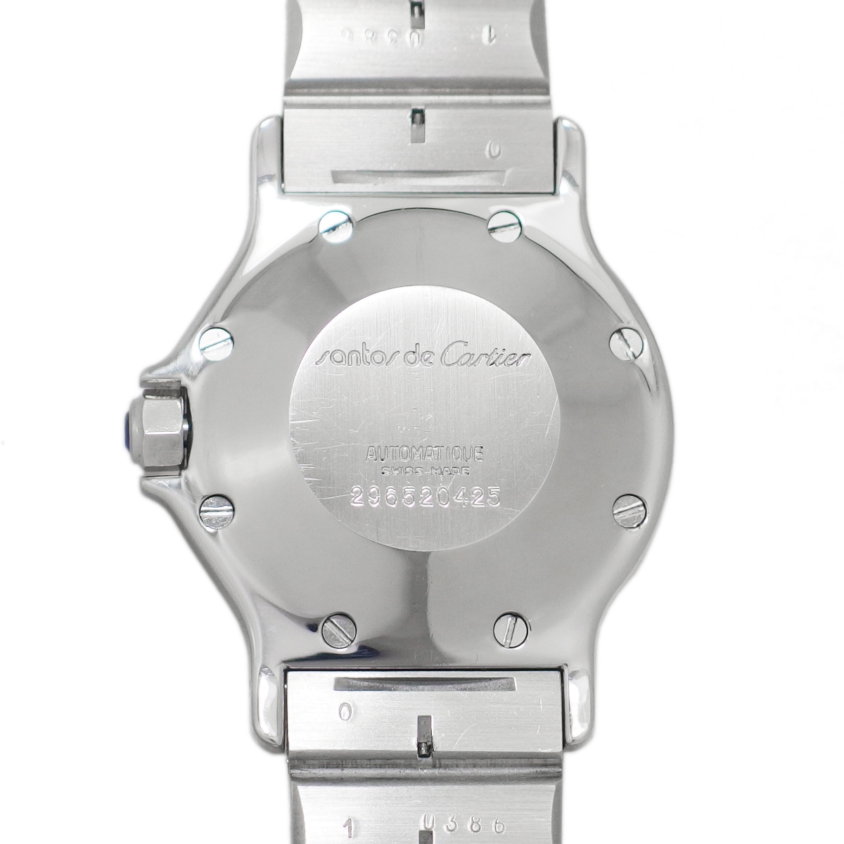 カルティエ サントス オクタゴン LM 30mm Ref.2965 新品文字盤・針 自動巻 OH済 1987年購入品