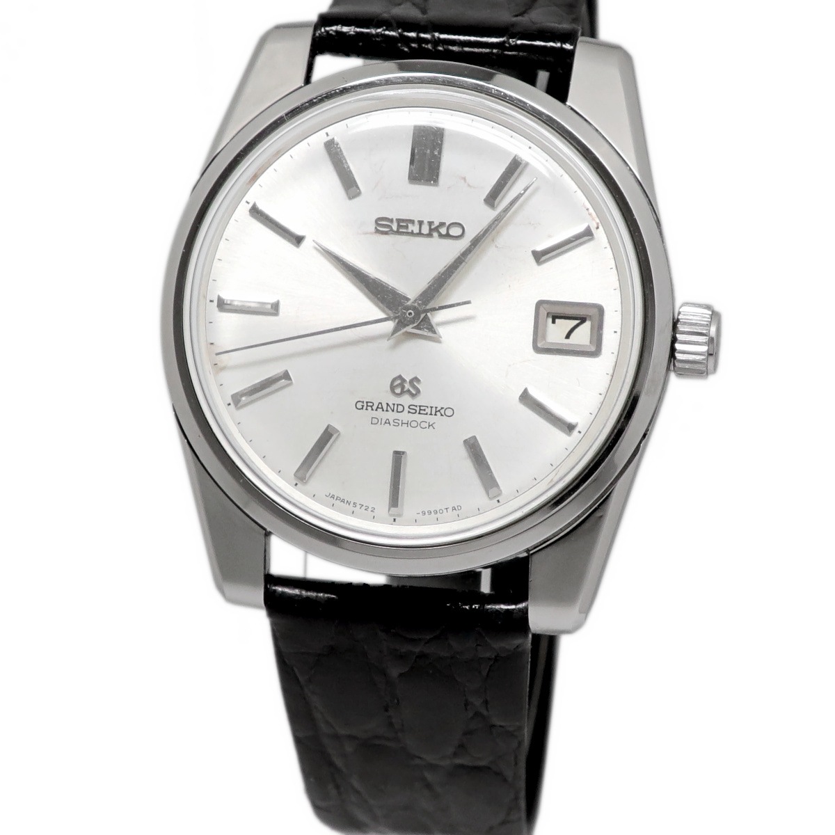 グランドセイコー セカンドモデル後期型 5722-9991 W SEIKOリューズ GSメダリオン 手巻 OH済 昭和42年/1967年製 Seiko