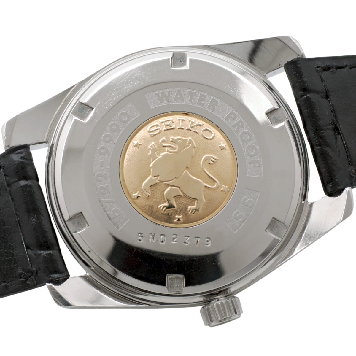グランドセイコー セカンドモデル 5722-9990 ライオンメダリオン W SEIKOリューズ 手巻 OH済 昭和40年/1965年製