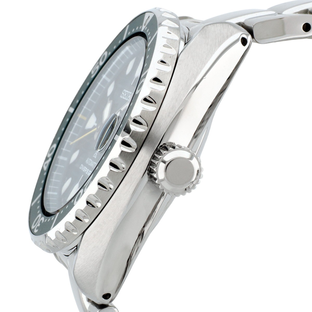 不動 希少　SEIKO SS 手巻 社外皮　白文字盤　145335 5002 不動 希少 SEIKO SS 手巻 社外皮 白文字盤 145335 5002