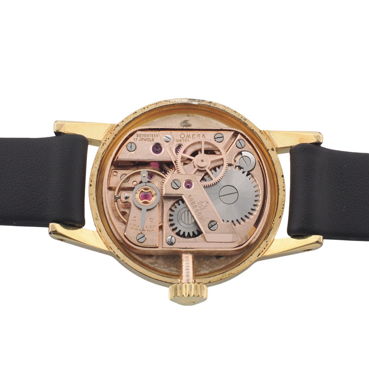 オメガ レディース Ref.2843 61 金メッキケース Cal.252 手巻 OH済