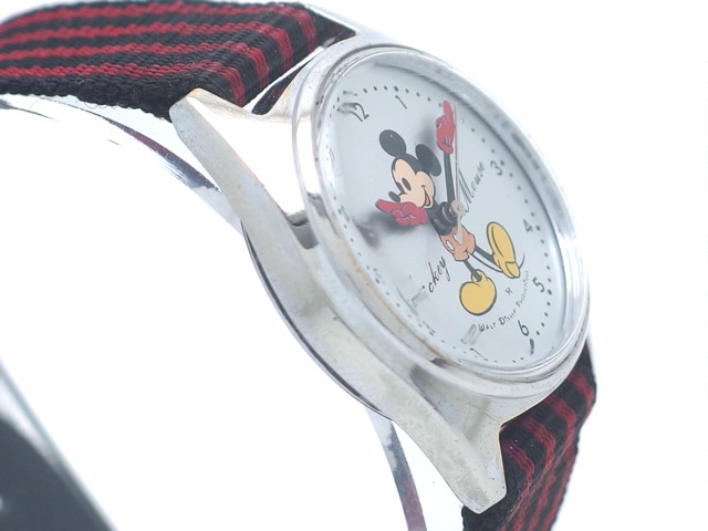 【限定値下】激レア★箱付【1970年代】ディズニー ミッキーマウス 手巻き腕時計 ブラッドレイ/BRADLEY【ミッキーマウス】/手巻き 1970年代/首振り