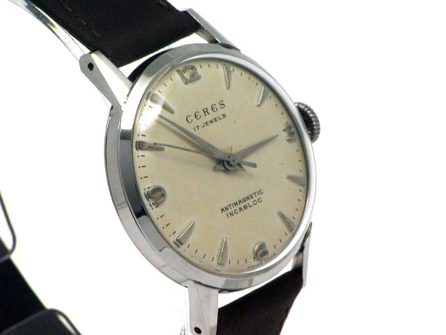 セレス 17石 手巻 スイス製 OH済 1950年代