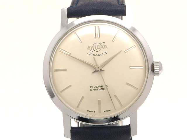 エニカ ウルトラソニック AR-1010 17石手巻 OH済 1950年代 Enicar