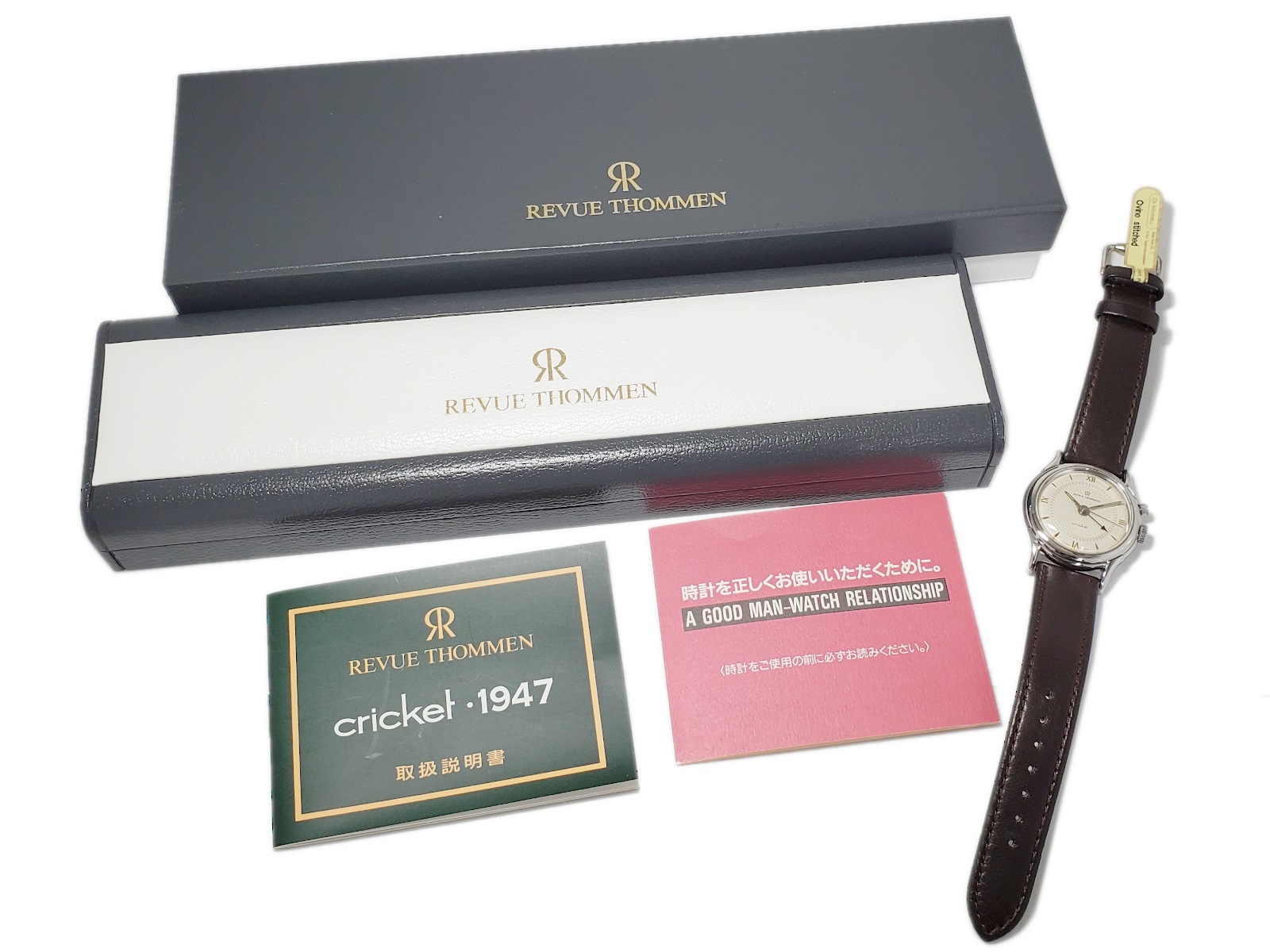 レビュートーメン クリケット 8010002 ステンレスケース アラーム 手巻 OH済 1995年頃 USED