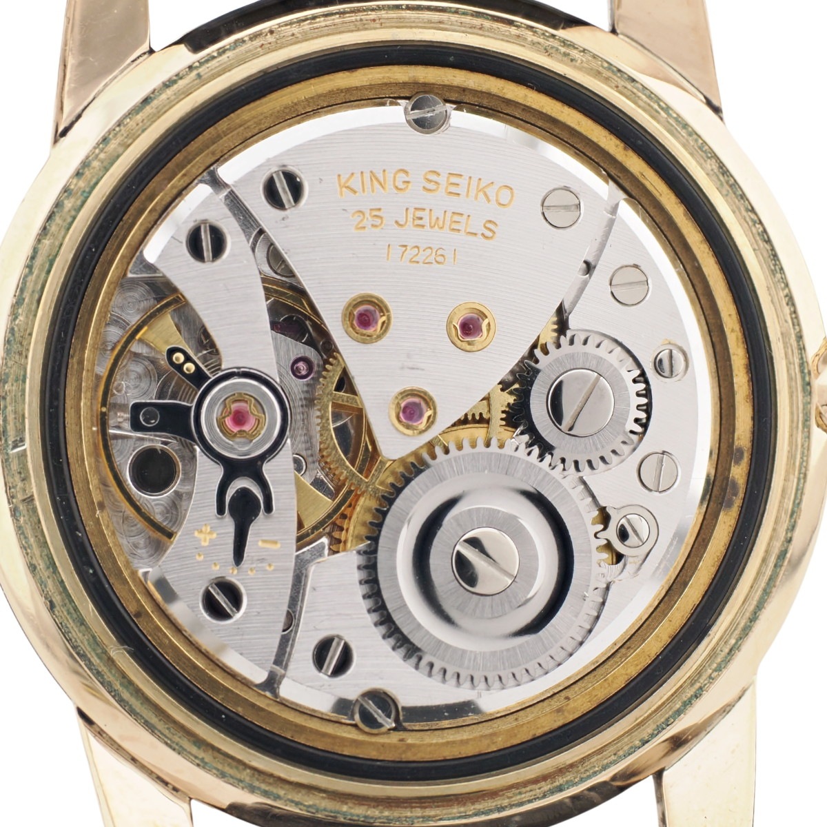 キングセイコー 1st後期 15034 AD文字盤 14金張り 25石 手巻 OH済 昭和37年/1962年製 Seiko