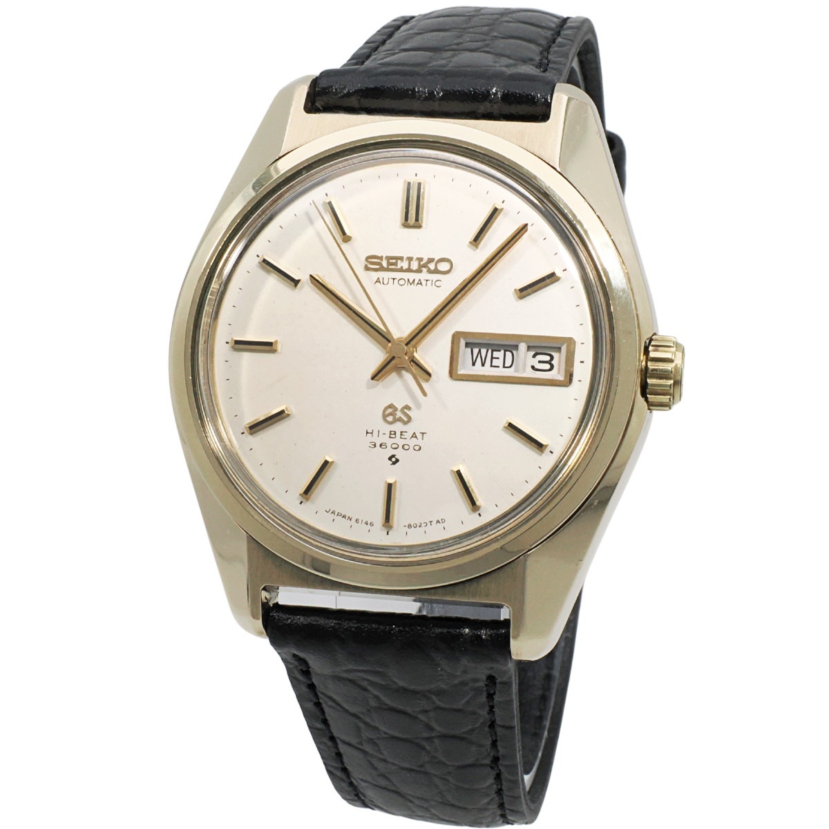 グランドセイコー 6146-8000 後期型 キャップゴールド 10振動 自動巻 OH済 昭和44年/1969年製 GrandSeiko