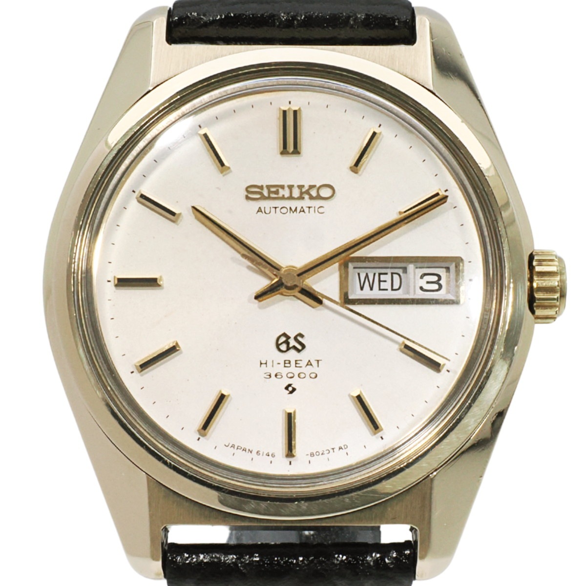 グランドセイコー 6146-8000 後期型 キャップゴールド 10振動 自動巻 OH済 昭和44年/1969年製 GrandSeiko