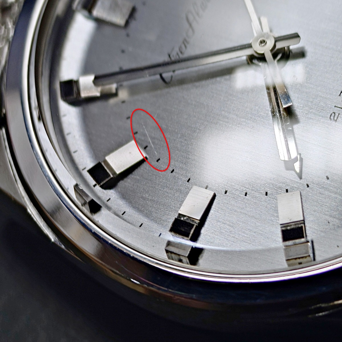 シチズン アラーム ALOS 3002-Y 水色文字盤 純正ブレスレット Cal.9812 21石 手巻 OH済 1968年製（昭和43年）