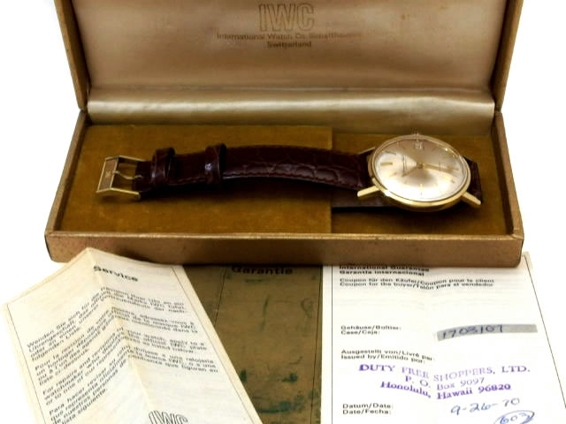 インターナショナル 18K Ref.807A C.8541 自動巻 OH済 1960年代