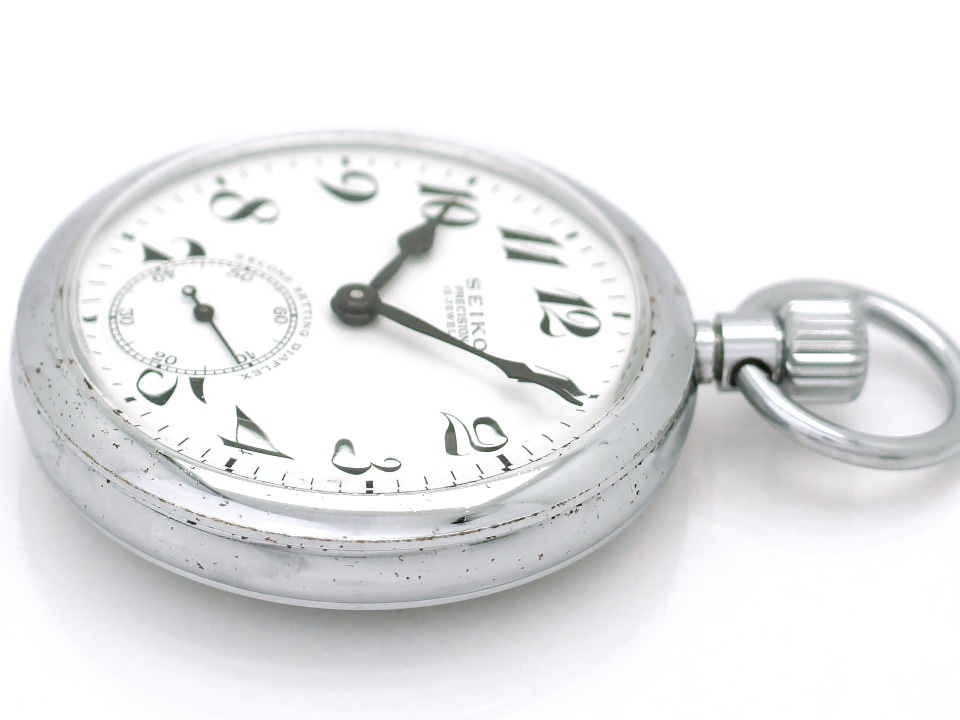 セイコー プレシジョン 懐中時計 91-0020 鉄道時計 国鉄金局 Cal.9119A