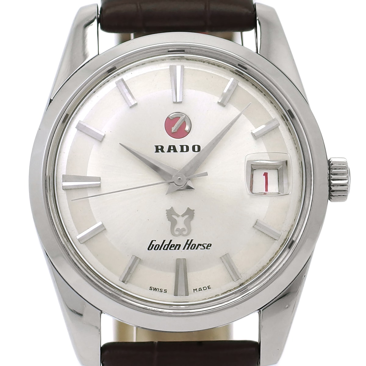 ラドー ゴールデンホース 11675/2 新品風防 ETA2782 金色ムーブメント 25石 自動巻 OH済 1970年代 Rado