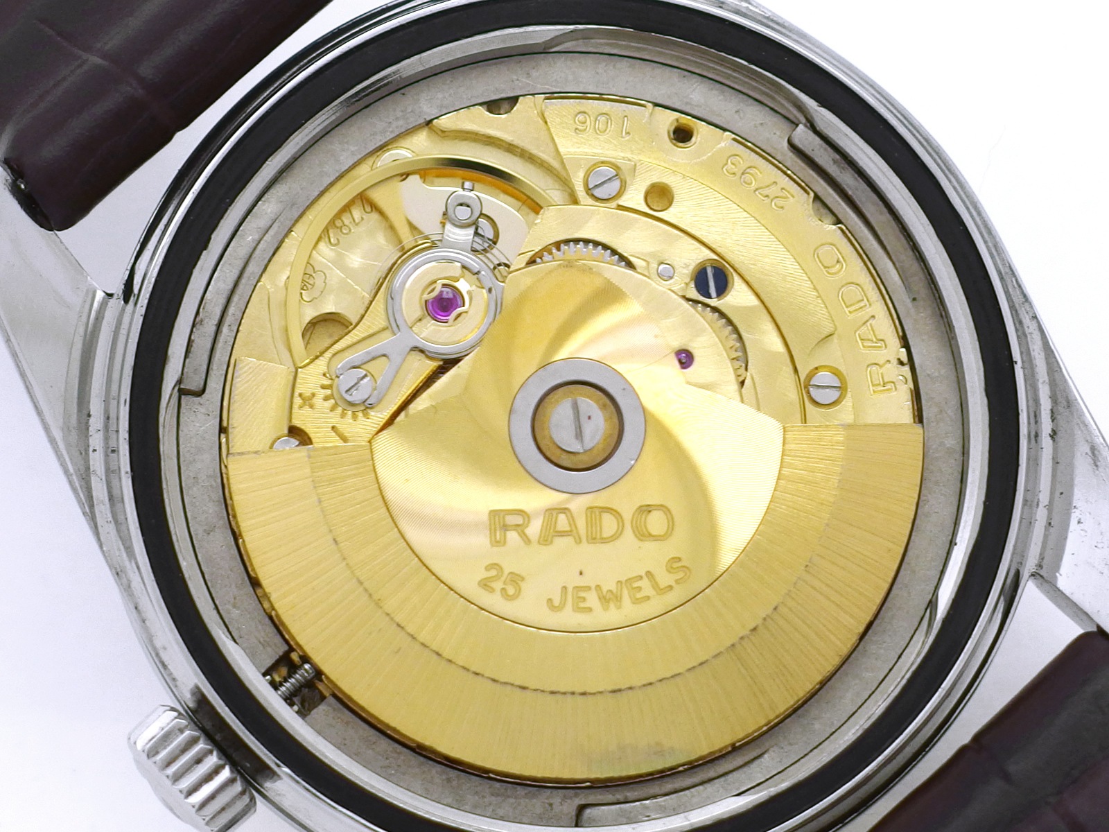 ラドー ゴールデンホース 11675/2 新品風防 ETA2782 金色ムーブメント 25石 自動巻 OH済 1970年代 Rado