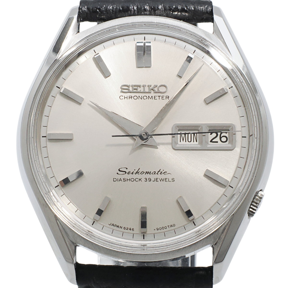 セイコー マチック クロノメーター 6246-9000 獅子メダリオン 自動巻