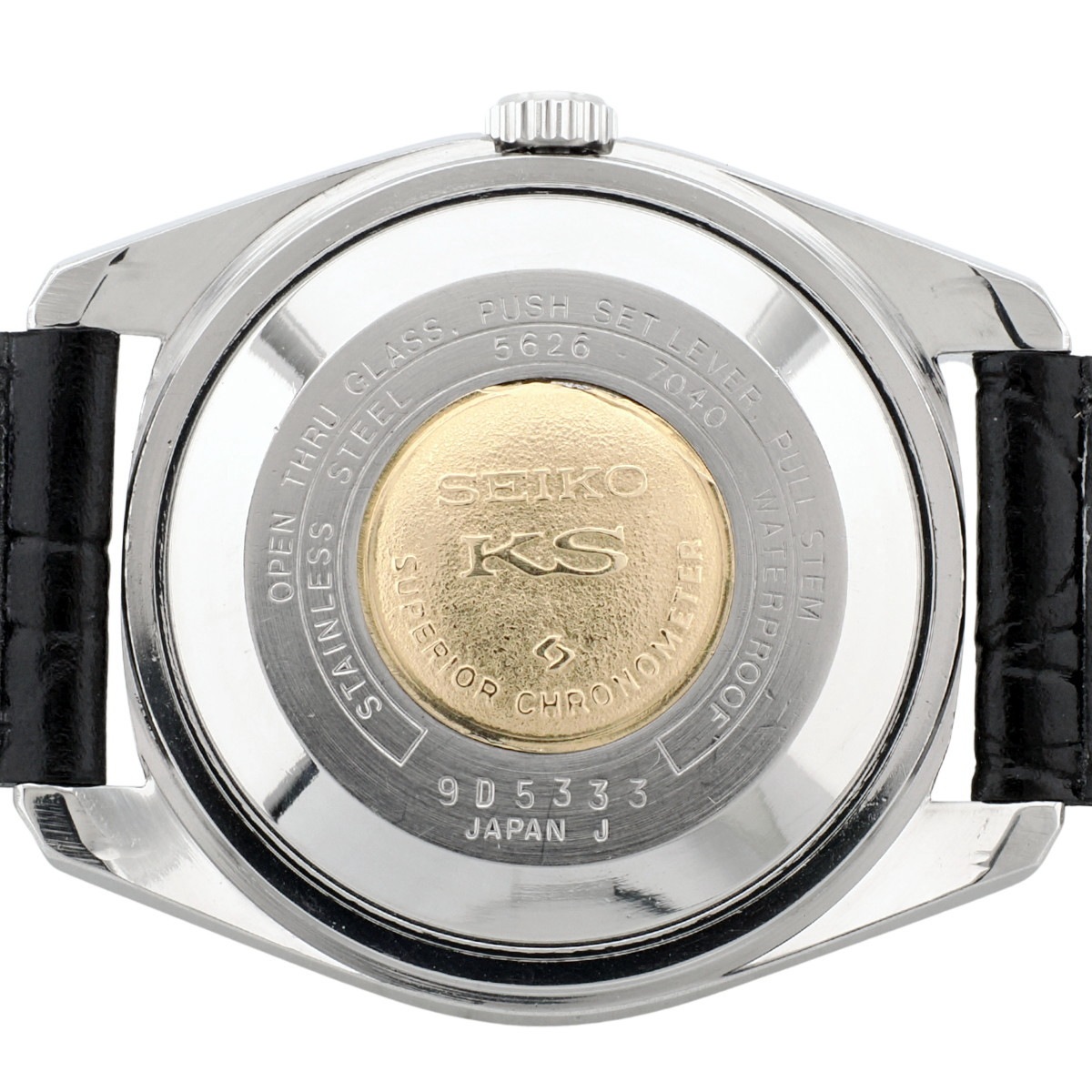キングセイコー クロノメーター 5626-7040 ワンピースケース 金色メダリオン 自動巻 OH済 1969年製（昭和44年）