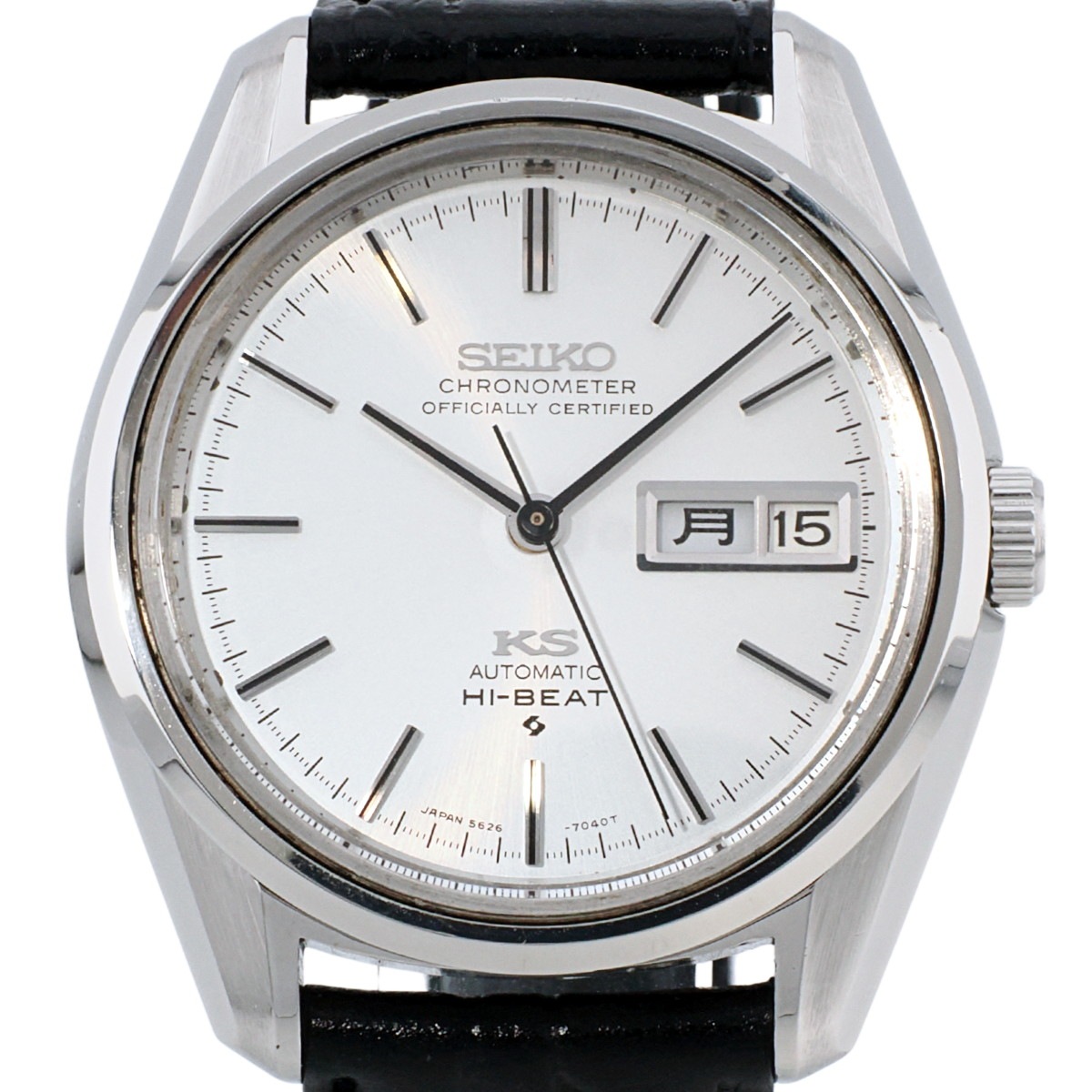 キングセイコー クロノメーター 5626-7040 ワンピースケース 金色メダリオン 自動巻 OH済 1969年製（昭和44年）