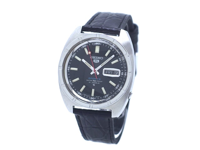 ヴィンテージ　セイコー　5スポーツ　自動巻　21石　デイデイト　6119-8140　1968年製　SEIKO　5 SPORTS 精工舎　 腕時計 メンズ セイコー5スポーツ 6119-8140 Cal.6119B 滋賀 京都 遺品整理 相談 買取