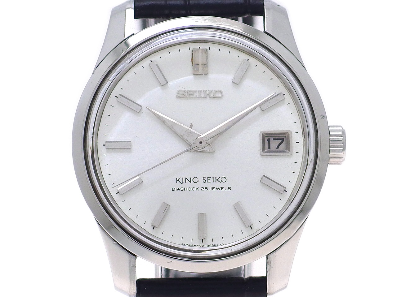 SEIKO　KS　キングセイコー セカンド　盾メダリオン　4402-8000 キングセイコー 4402-8000 初期型 盾メダリオン 手巻 OH済 昭和