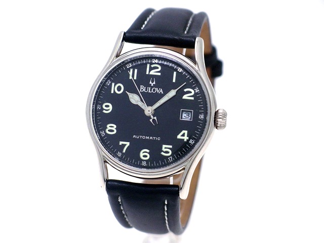 BULOVA ブローバ クラシックBVC301 自動巻き 3針 裏スケ BULOVA ブローバ クラシックBVC301 自動巻き 3針 裏スケ 動作品 BULOVA