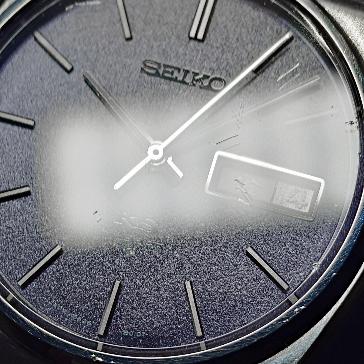 キングセイコー 5626-8010 ネイビー文字盤 KSブレスレット 自動巻 OH済 1974年製（昭和49年）