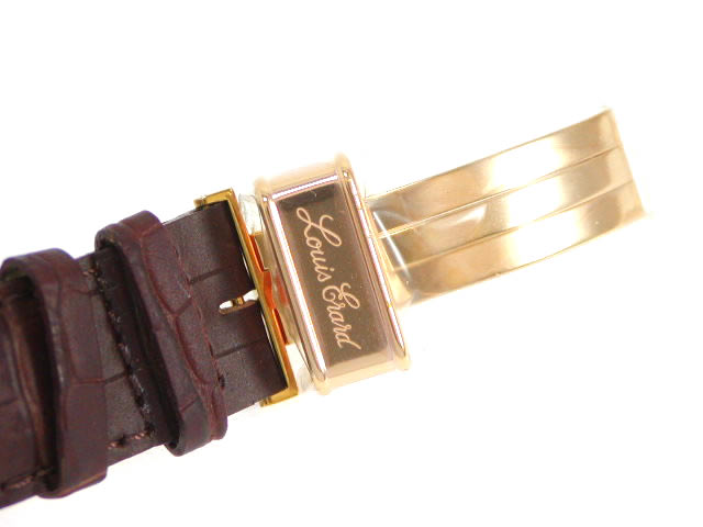 名機バルジユー22搭載 ルイ・エラール 18金無垢 手巻き クロノグラフ