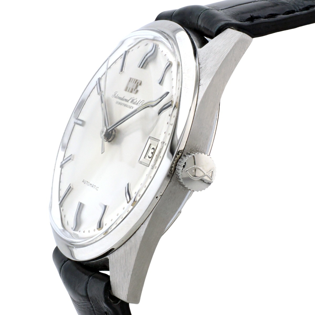 IWC Ref.817A スクリューバック 魚リューズ Cal.8541 自動巻 OH済 1969年製