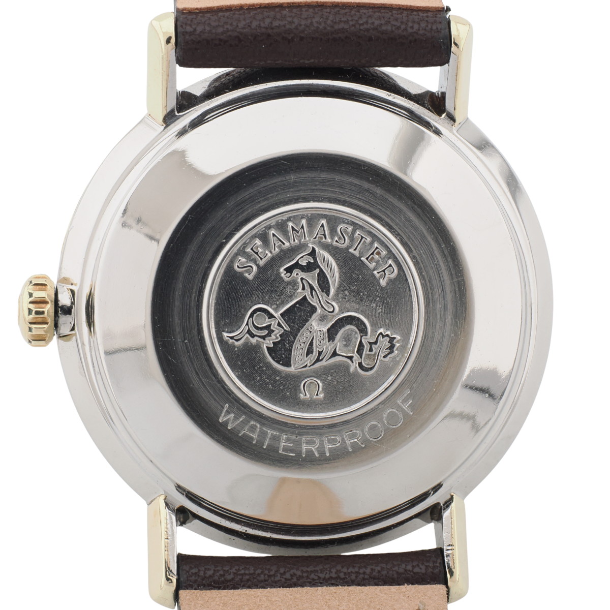 オメガ シーマスター デヴィル 166.020 ゴールドキャップ ワンピースケース Cal.562 自動巻 OH済 1964年製