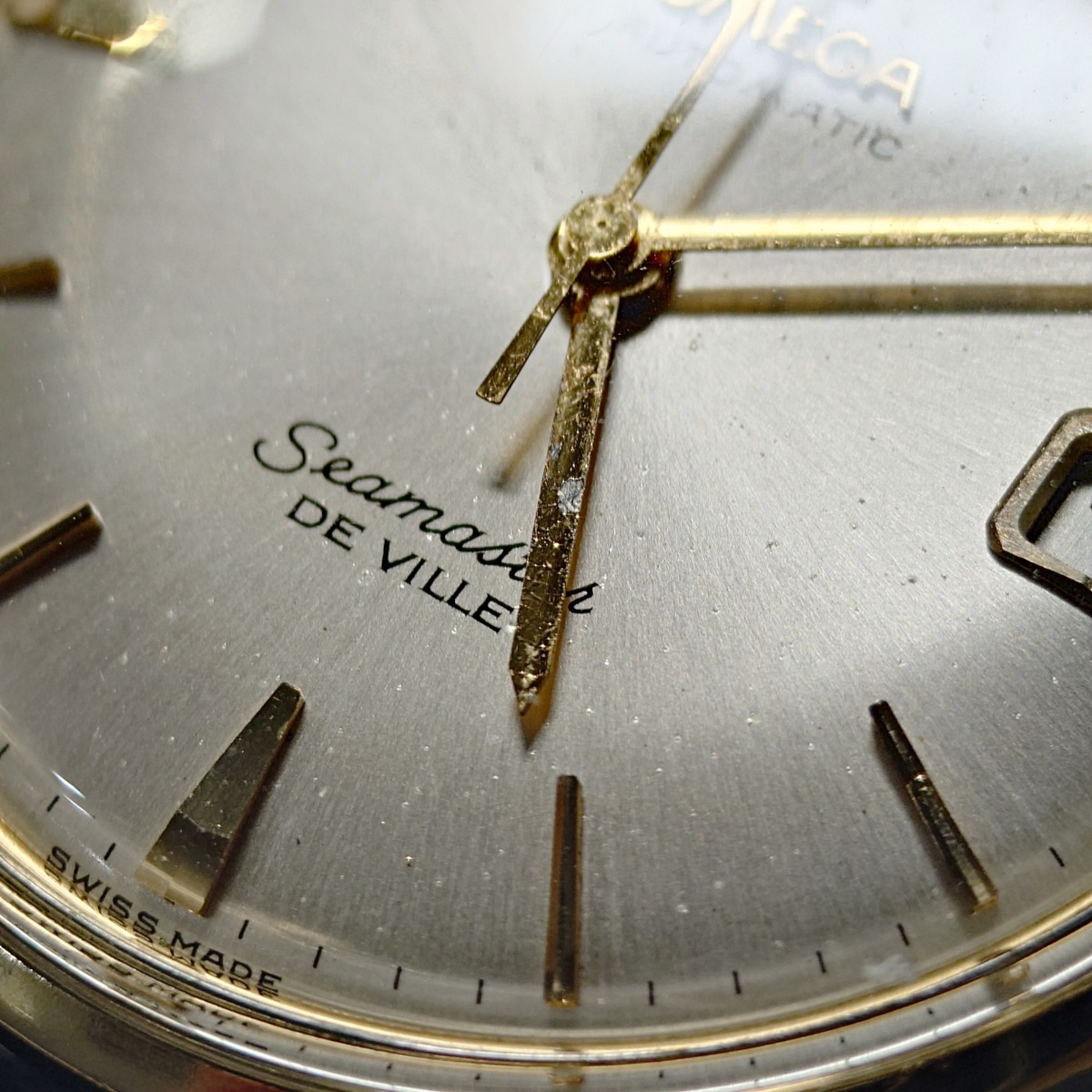 オメガ シーマスター デヴィル 166.020 ゴールドキャップ ワンピースケース Cal.562 自動巻 OH済 1964年製