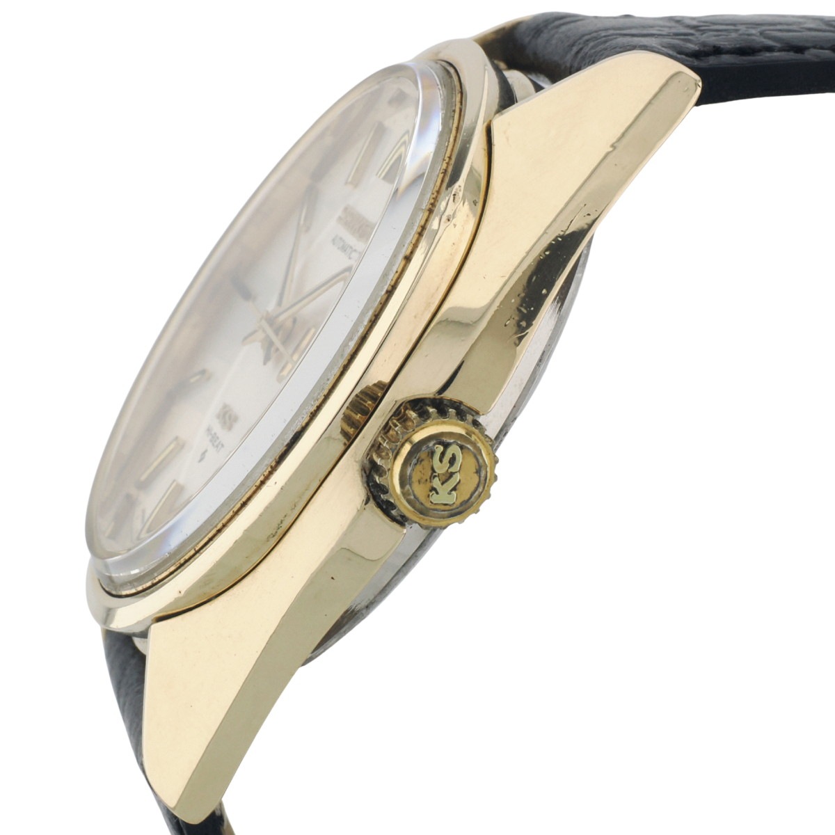 キングセイコー 5626-7111 CAP GOLDケース スクリューバック式裏蓋 自動巻 OH済 1973年製（昭和48年）