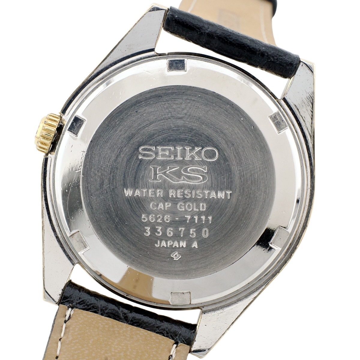 キングセイコー 5626-7111 CAP GOLDケース スクリューバック式裏蓋 自動巻 OH済 1973年製（昭和48年）