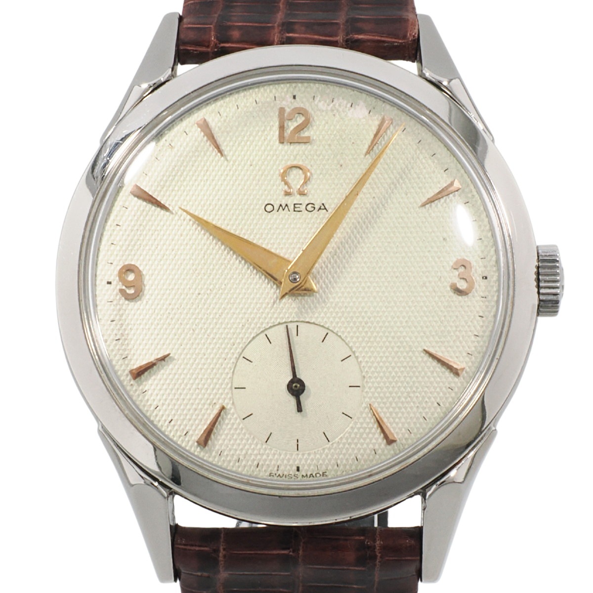 オメガ 30mmキャリバー Ref.2605-9 ハニカムパティナダイヤル Cal.266 
