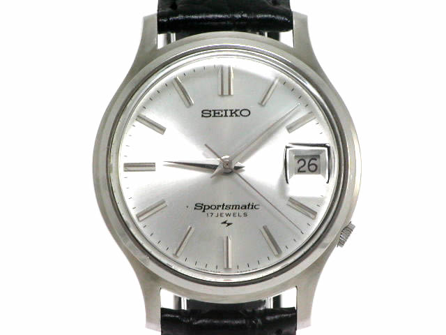 m*i様 セイコースポーツマチック5自動巻き腕時計 グレーダイヤル　(OH済み) セイコー スポーツマチック 7625-8293 自動巻 OH済 昭和43年製