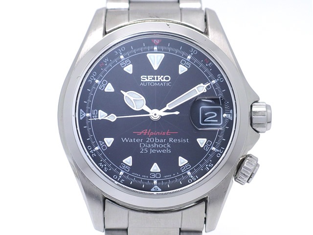 【希少】セイコー SEIKO アルピニスト SCVF005 4S15-6000 楽天市場】SEIKO セイコー アルピニスト オートマチック SCVF005