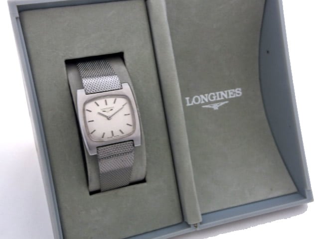 ロンジン レディス Cal.5601 手巻 OH済 メッシュベルト 1970年代 Longines