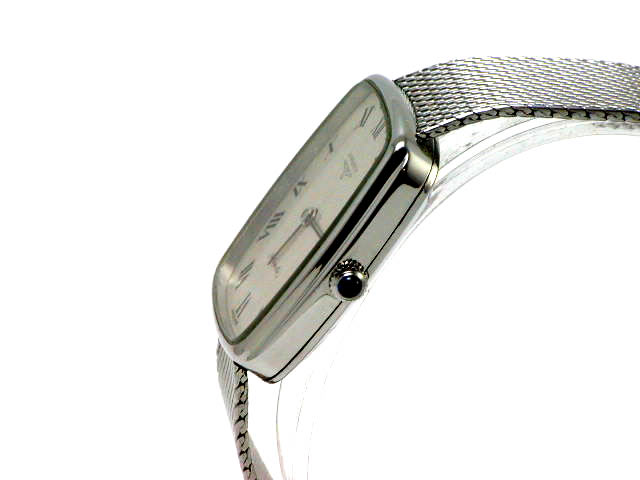 ロンジン オートマチック トノー型 メッシュバンド USED Longines