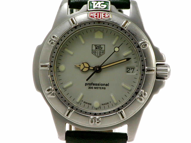 so 希少 タグホイヤー HEUER 旧ロゴ 980.019 タグホイヤー 999.713K クオーツ USED Tag Heuer